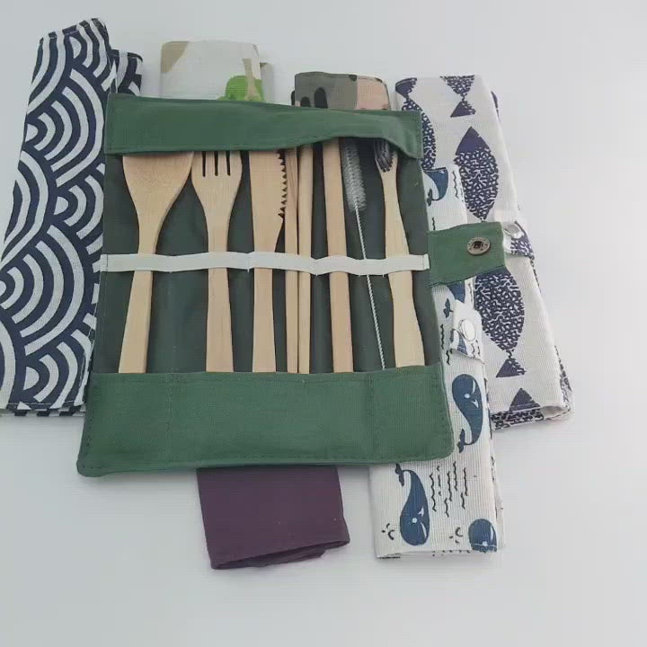 Bamboo Travel Cutlery Set 🍴