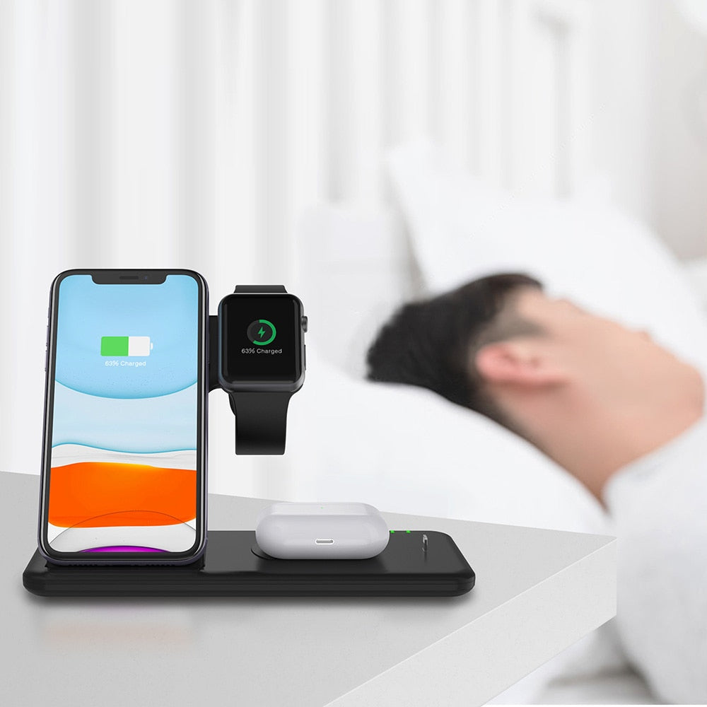 Fast Wireless Charger Stand ⚡ - Red Panda Market