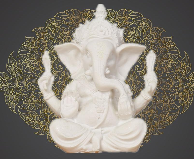 Handmade Sandstone Ganesh Statue  🪔 - Red Panda Market