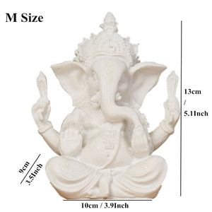 Handmade Sandstone Ganesh Statue  🪔 - Red Panda Market