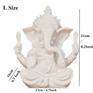 Handmade Sandstone Ganesh Statue  🪔 - Red Panda Market