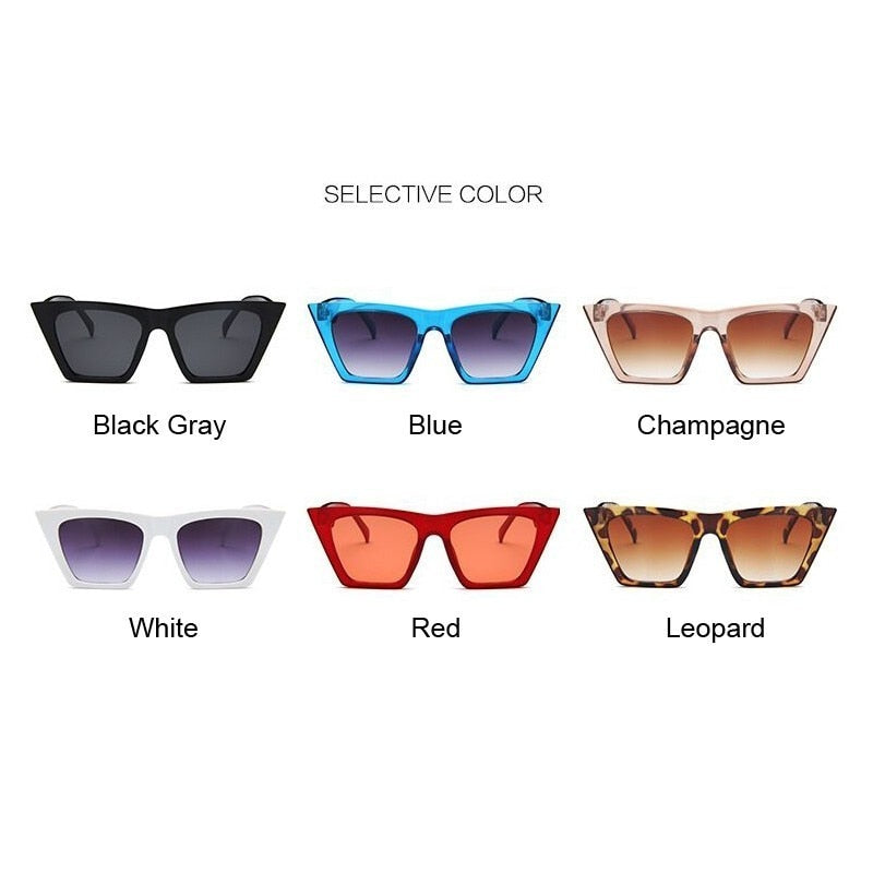 Retro Square Sun Glasses 🕶️ - Red Panda Market