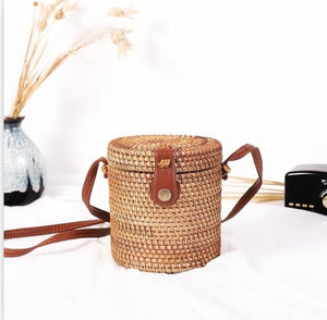 Handmade Straw Shoulder Bag 👜 - Red Panda Market
