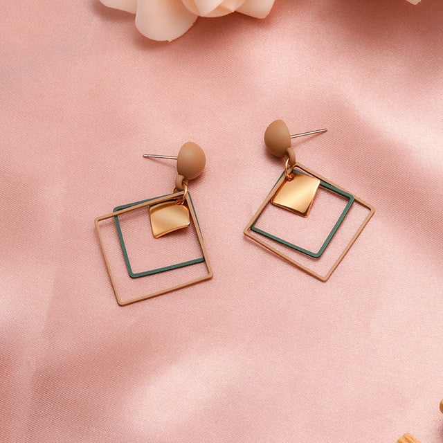 Minimalist Geometric Earrings - Red Panda Market