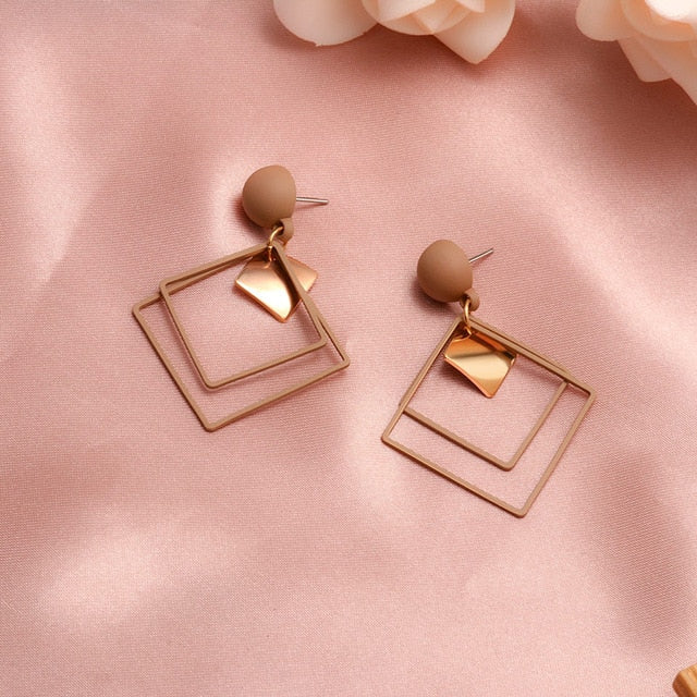 Minimalist Geometric Earrings - Red Panda Market