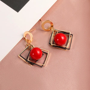 Minimalist Geometric Earrings - Red Panda Market