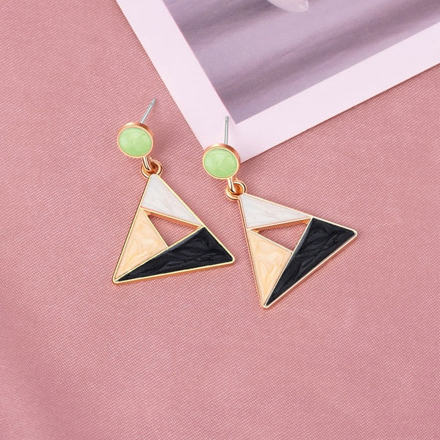 Minimalist Geometric Earrings - Red Panda Market