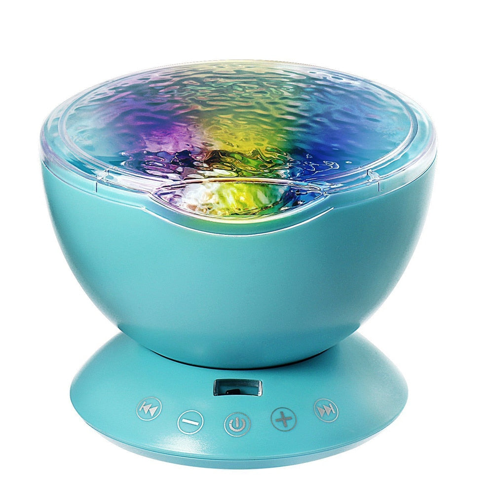 Ocean Wave Projector LED Night Light ✨ - Red Panda Market