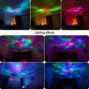 Ocean Wave Projector LED Night Light ✨ - Red Panda Market