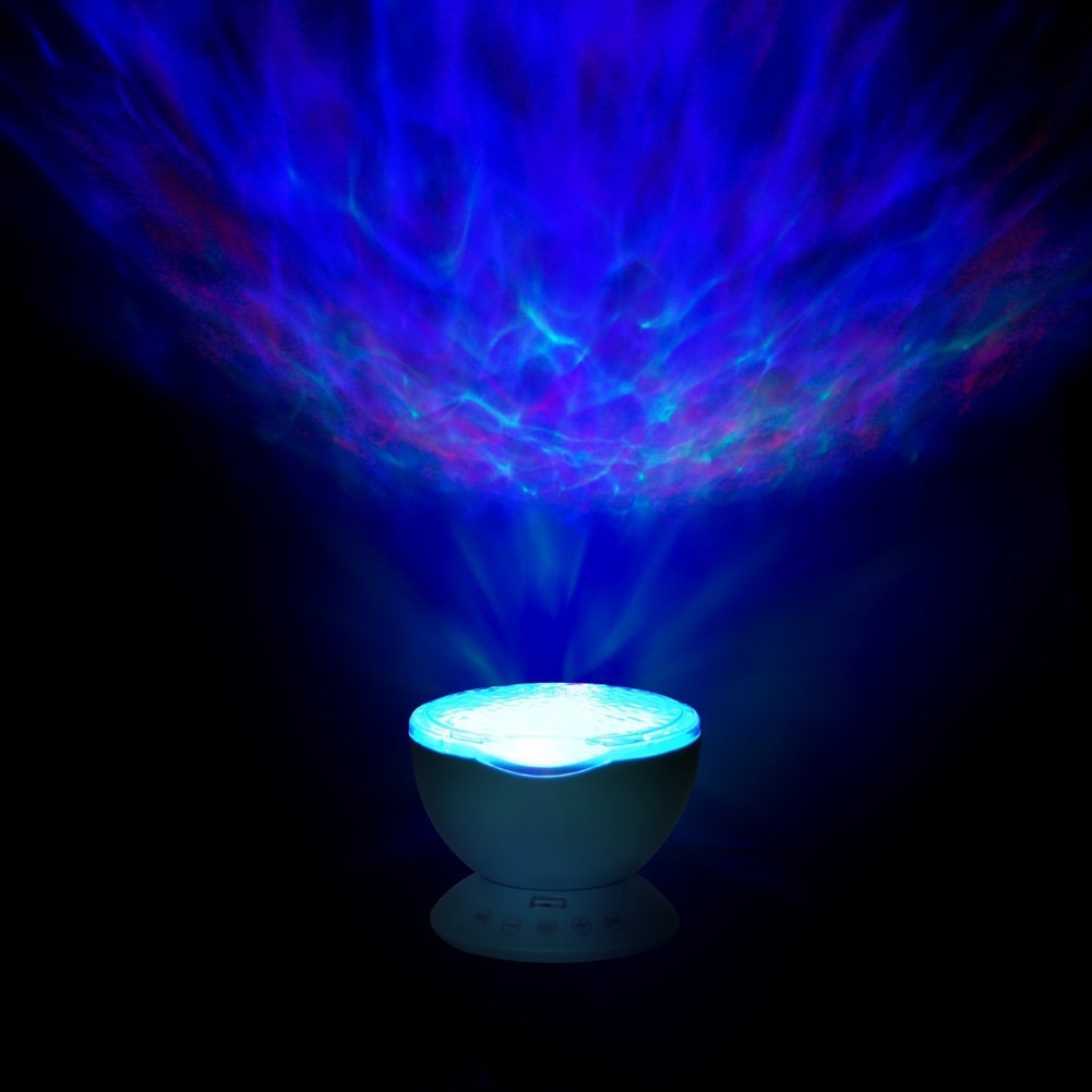 Ocean Wave Projector LED Night Light ✨ - Red Panda Market